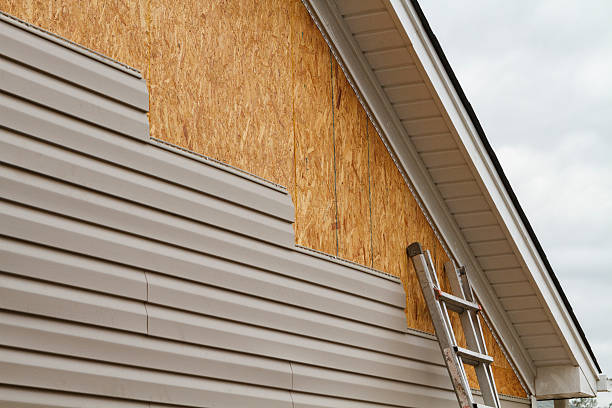 Professional Siding Installation technician working in South Charleston, OH